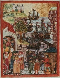 Hanzeschepen 1497 door Unbekannt