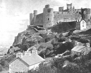 Kasteel Harlech, Merionethshire, Wales, 1894 door Unbekannt
