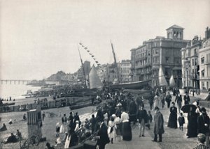 Hastings - De Voorzijde, Met Pier, 1895 door Unbekannt