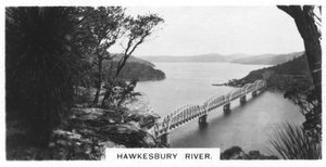 Hawkesbury Rivier, Australië, 1928