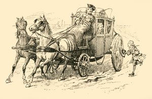 Hij riep de koetsier om te stoppen, 1907
