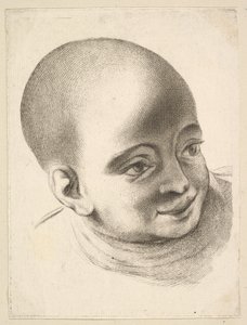 Hoofd van een kind, uit Livre de Têtes Gravées d