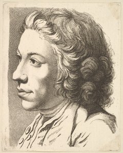 Hoofd van een Man in Profiel, uit Livre de Têtes Gravées d