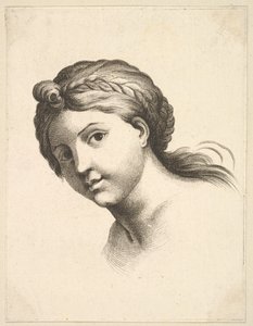 Hoofd van een vrouw, uit Livre de Têtes Gravées d