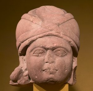 Hoofd van een Yaksha, ca. 125 v.Chr.