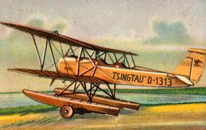 Heinkel HD 24 W Tsingtau watervliegtuig, 1920s, 1932 door Unbekannt