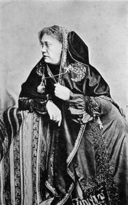 Helena Petrovna Blavatsky, Russisch-Amerikaanse theosoof, 1875 door Unbekannt