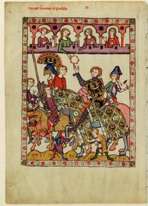 Hendrik IV Probus, hertog van Silezië-Wroclaw uit de Codex Manesse