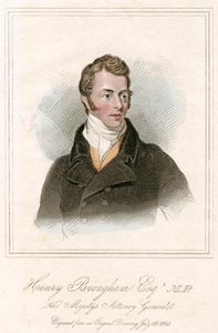 Henry Peter Brougham, 1e Baron Brougham en Vaux, Schotse advocaat en politicus, c1820 door Unbekannt