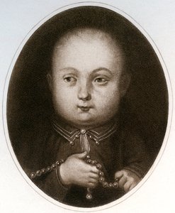 Hendrik VIII als kind, 1902 door Unbekannt
