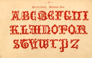 Hendrik de Zevende. Westminster Abbey, 1862 door Unbekannt