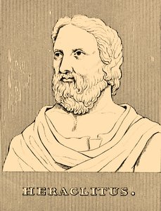 Heraclitus, ca. 535 - ca. 475 v.Chr., 1830 door Unbekannt