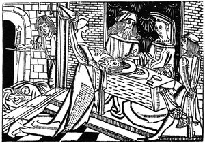 Herodias met het hoofd van Johannes de Doper, 1488 1964 door Unbekannt