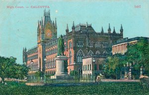 Hooggerechtshof, Calcutta, ca. 1906 door Unbekannt