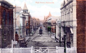 High Street, Fremantle, Australië, c1900s door Unbekannt