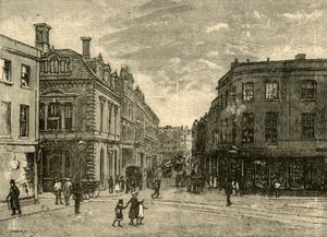 Hoofdstraat, Newport, 1898 door Unbekannt