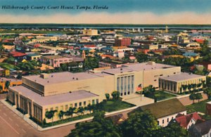 Hillsborough County Courthouse, Tampa, Florida, ca. 1940s door Unbekannt