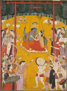 Hindola Raga, c. 1790-1800 door Unbekannt