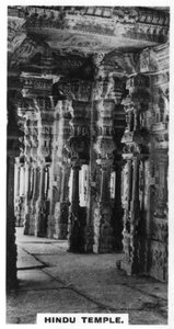 Hindoe Tempel, Vijayanagar, India, ca. 1925 door Unbekannt