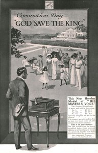 His Masters Voice advertentie door Unbekannt