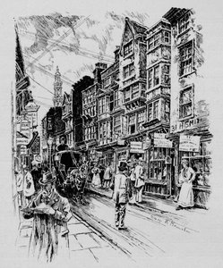 Holywell Street, Westminster, Londen, c1890 1911