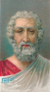Homerus, 1e-2e eeuw, Romeinse dichter, uit Baiae, Campania, Italië door Unbekannt