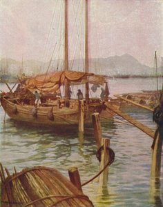 Haven van Hong-Kong, 1924 door Unbekannt