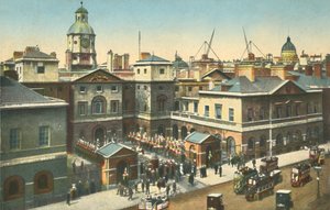 Horse Guards, Whitehall, Londen, ca. 1910 door Unbekannt