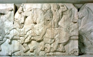 Ruiters van het Parthenon-fries