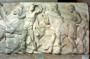Ruiters van het Parthenon-fries