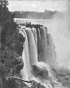 Horseshoe Falls, Niagara, Noord-Amerika, c1900