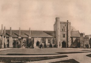 Ziekenhuis van St Cross, Winchester, Hampshire door Unbekannt