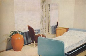 Hotelkamer, 1940 door Unbekannt