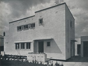 Huis in Hoghton, Lancs., door Frank Waddington, 1942