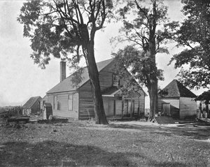 Huis waarin Stonewall Jackson stierf, Richmond, Virginia, VS, c1900