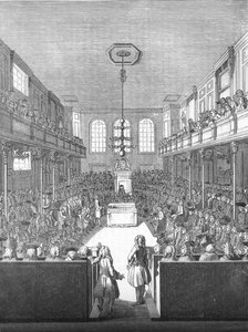 House of Commons in de tijd van George II, 1845