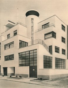 Huis van M. M. Joel en Jan Martel, beeldhouwers, Rue Mallet-Stevens, Auteuil door Unbekannt