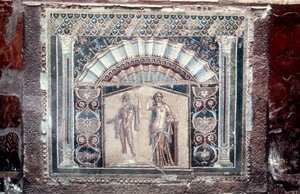 Huis van Neptunus en Amphitrite mozaïek, Romeins, Herculaneum, ca. 69
