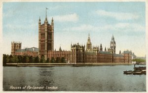 Houses of Parliament, Westminster, Londen, 20e eeuw door Unbekannt
