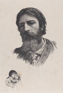Hubert Herkomer A.R.A. en zijn kinderen, na 1879 door Unbekannt