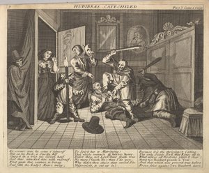 Hudibras gecatechiseerd Plaat 9: Illustraties bij Samuel Butlers Hudibras, 1725-30