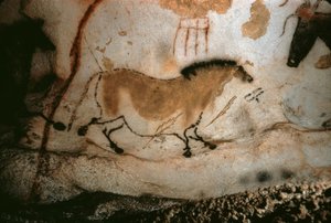 Grottekeningen in Lascaux, Frankrijk door Unbekannt