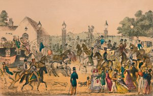 Hyde Park Corner, 1825 door Unbekannt