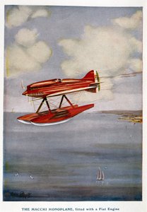 Hydravion Macchi monoplane, Schneider Trophy, september 1929