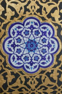 Iznik keramiek in Topkapi paleis, Istanbul, Turkije door Unbekannt