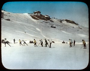IJshockey, St. Moritz, Zwitserland door Unbekannt