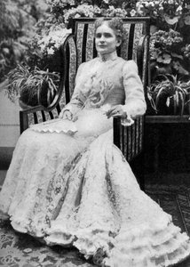 Ida Saxton McKinley, vrouw van de Amerikaanse president William McKinley door Unbekannt
