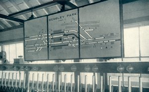Verlicht diagram van signalen, 1922