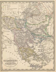 Illustratie uit het boek Atlas over alle delen van de aarde van onbekende auteur en uitgegeven door Chr. Steen & Søn (Kopenhagen, 1857) door Unbekannt