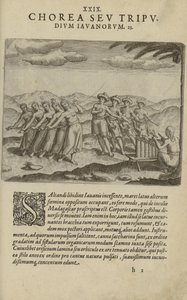 Illustratie uit het boek India Orientalis van onbekende auteur en uitgegeven door Excudebat Matthaeus Beckerus door Unbekannt